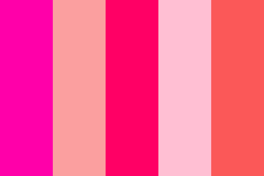 Shades Of Pink Color Palette