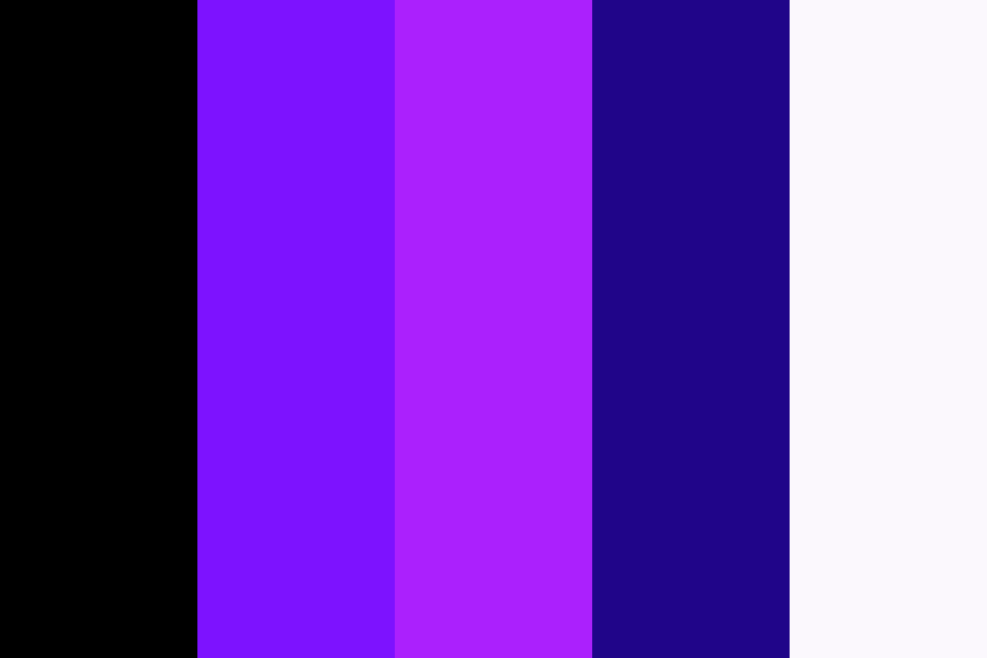 Neon Purple Color Palette