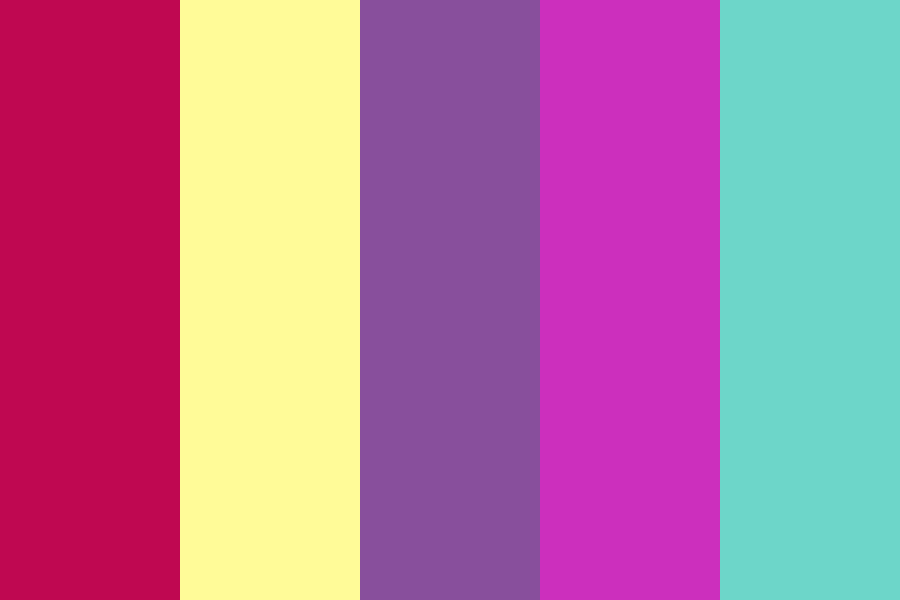 Inverted rainbow pallet Color Palette