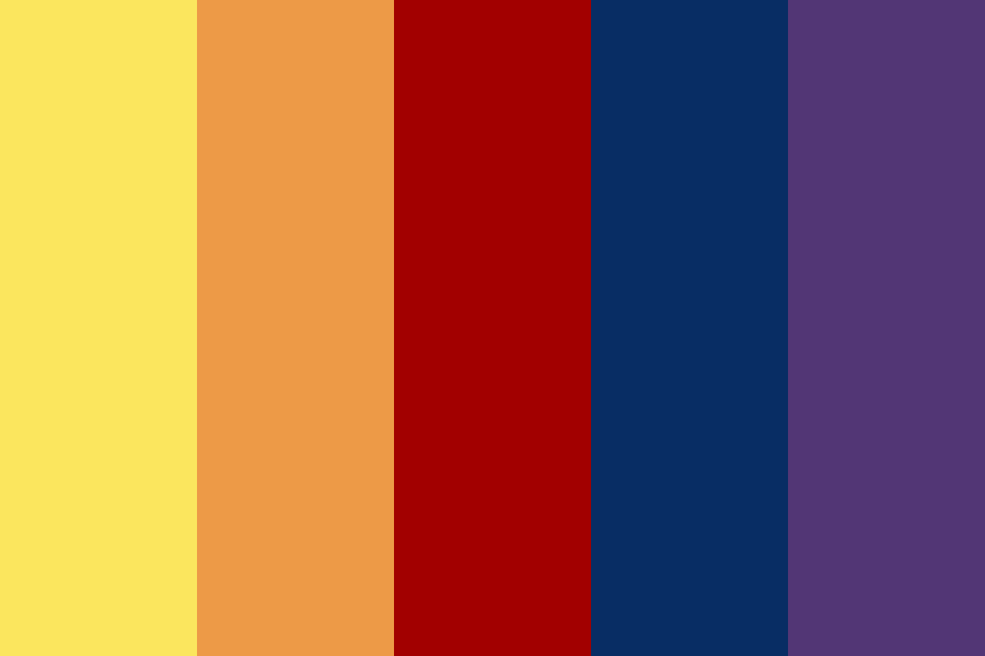 Yandere simulator 1980s Color Palette