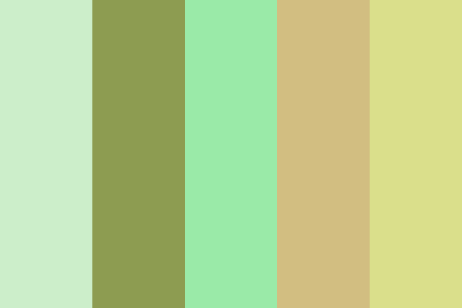 Green-brown Color Palette