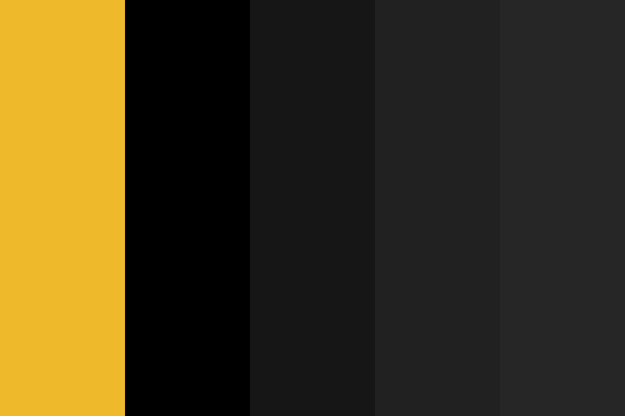 black and yellow - dark yellow Color Palette