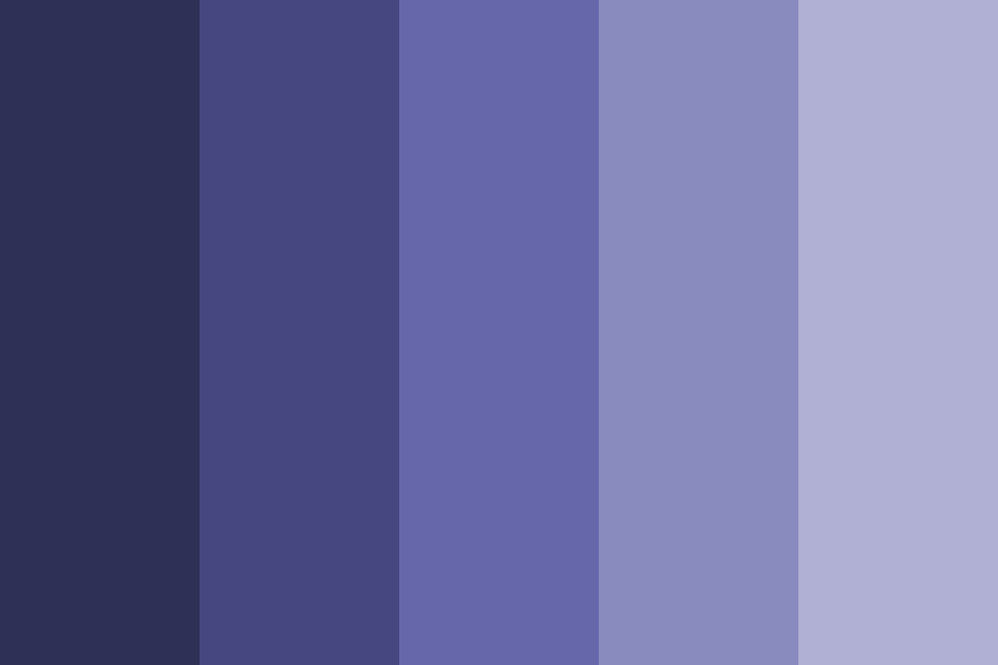Color of the Year 2022 - Very Peri color palette