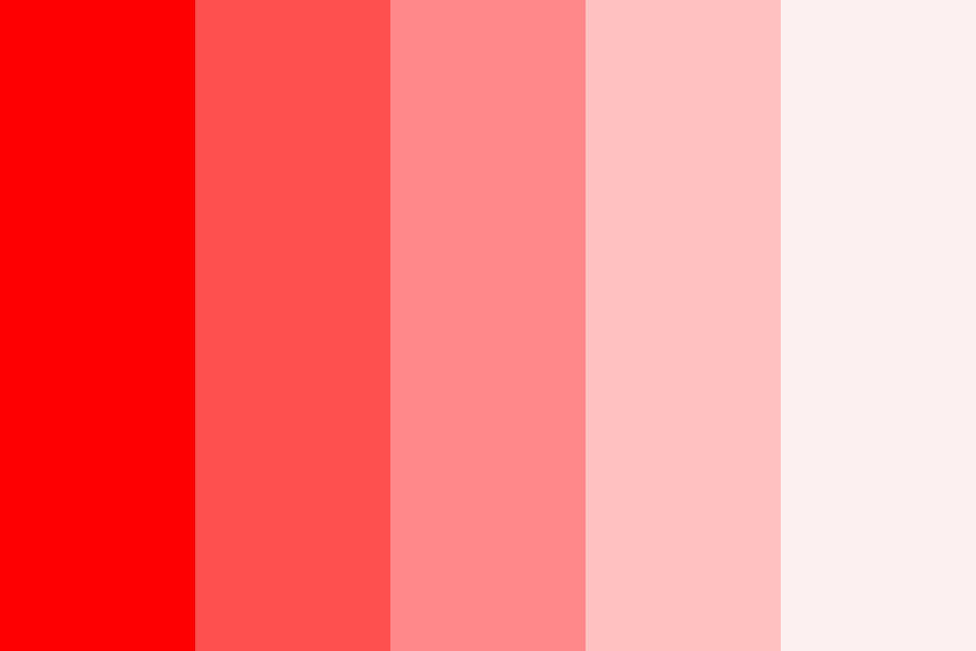 Electroluminescent Red color palette