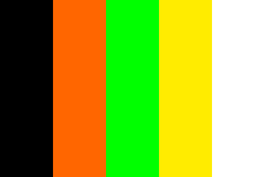 Monochromatic monitor color palette