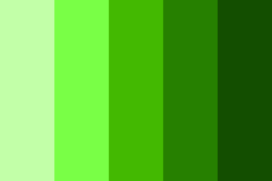 lime green gradient Color Palette