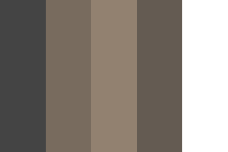 Brown and black Color Palette