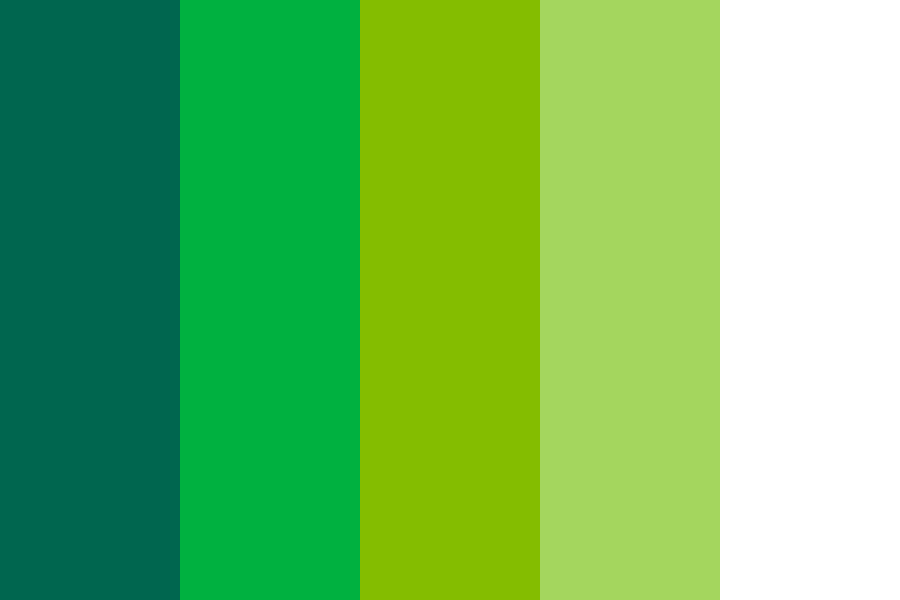 Hackney Council Green Palette Color Palette