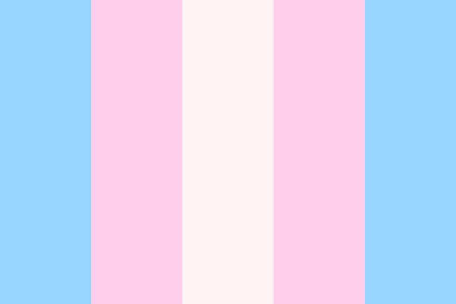 Blue-Pink-White Palette Color Palette