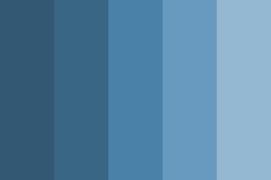 blue men Color Palette