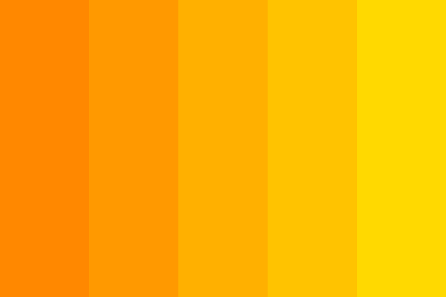 Orange-Golds color palette