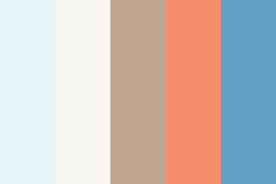 Beach App Palette color palette