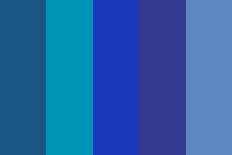 Blu e ancora blu 1 Color Palette