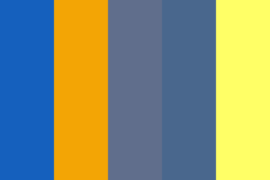 Blu e Giallo 1 Color Palette