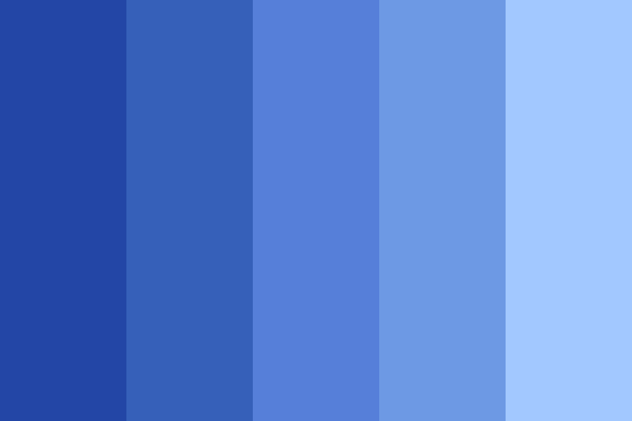 Tones of Blue Color Palette