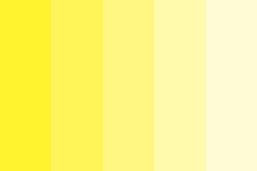Vivid Lemon color palette