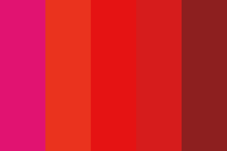fuchsia tomato color palette