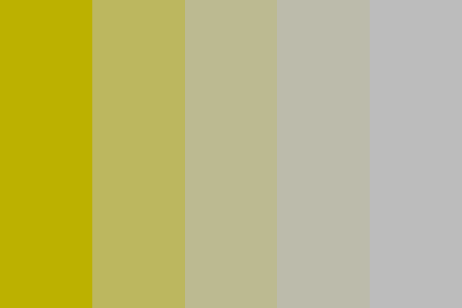 Radioactive Yellow Color Palette