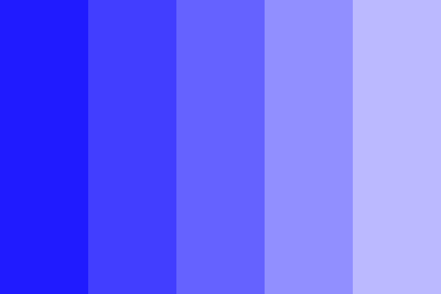 Blue Dart Frog color palette