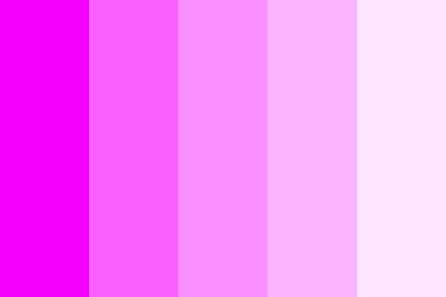 Neon Purple Pizzazz Color Palette