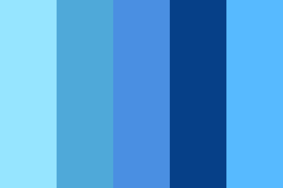 Baby Blue falls Color Palette