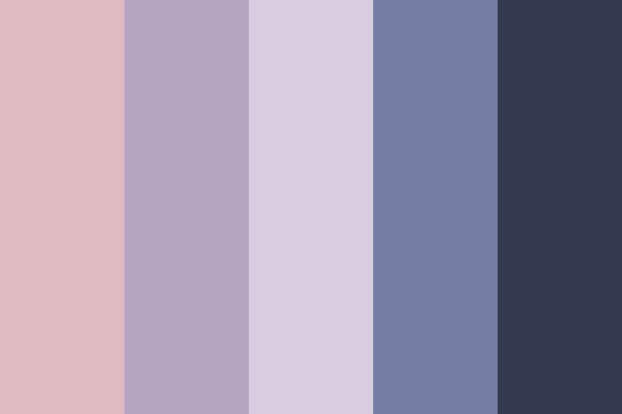 Dusk in Winter color palette