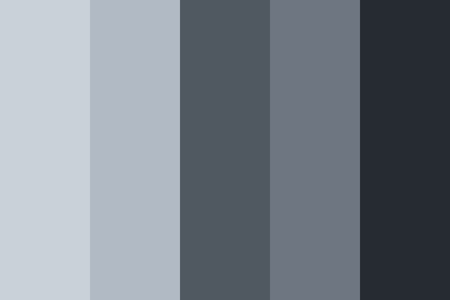 gray midnight Color Palette