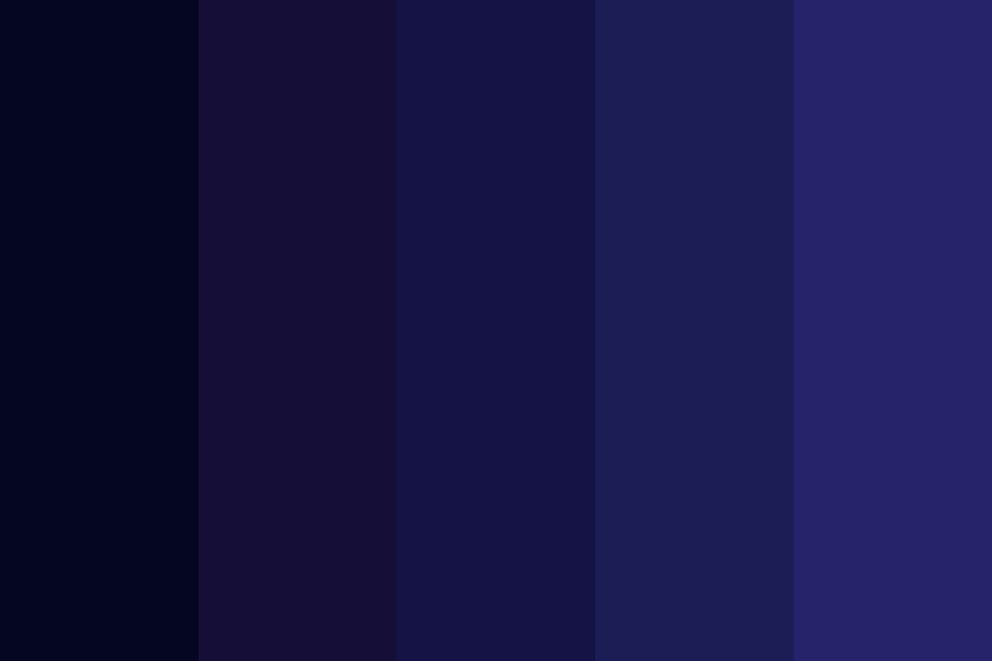 Midnight Blue Color Palette