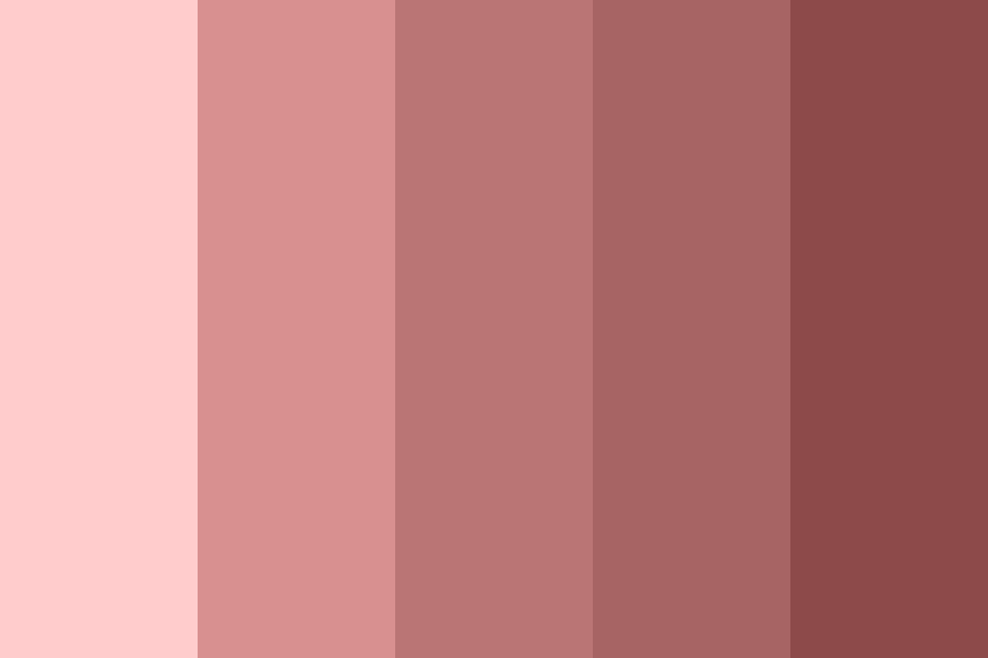 Dull Red Shades Color Palette