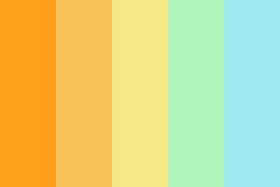 Citrus Wave Color Palette