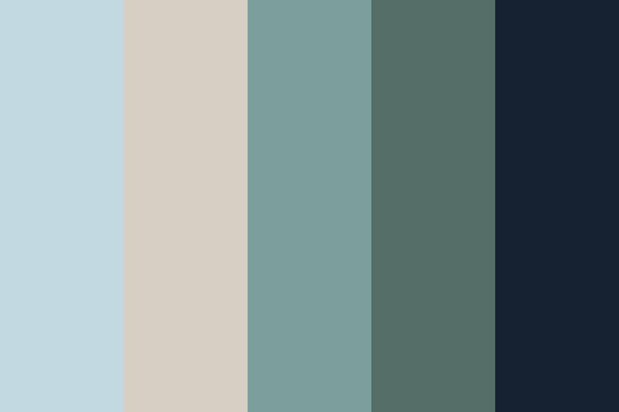 Winter Snowy Forest Color Palette