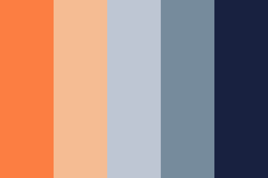 Monet Impression Sunrise Color Palette