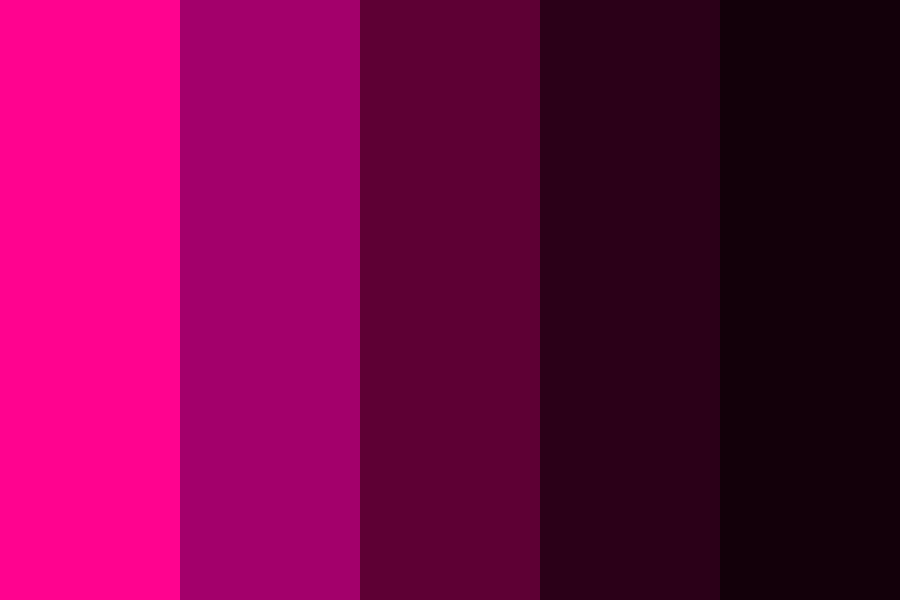 dark to pink Color Palette
