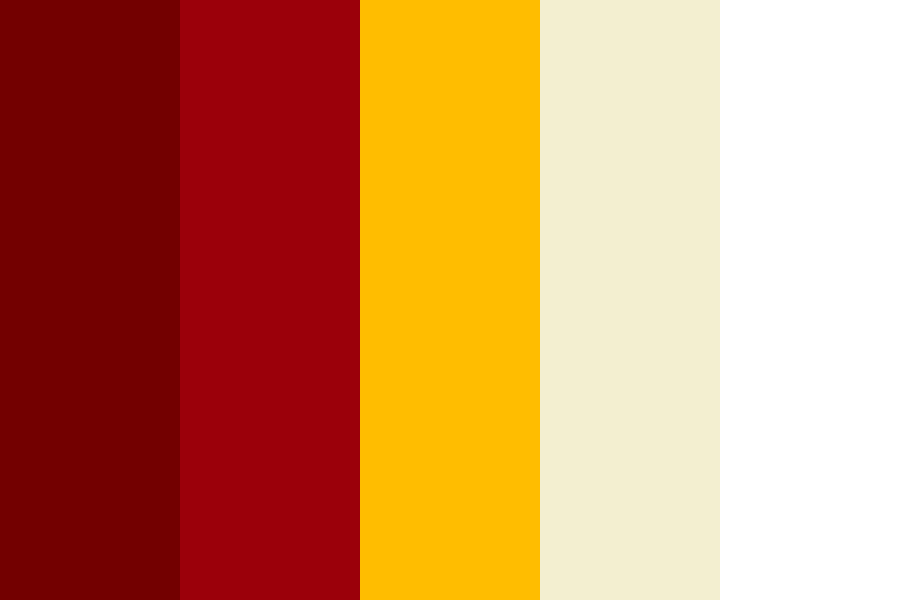 Burgundy Gold Classic color palette