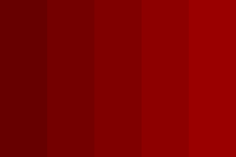 Crimson Red Shades Color Palette