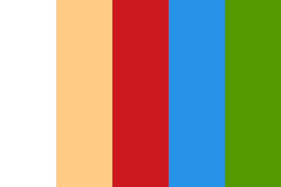 Technicolor Rainbow Color Palette
