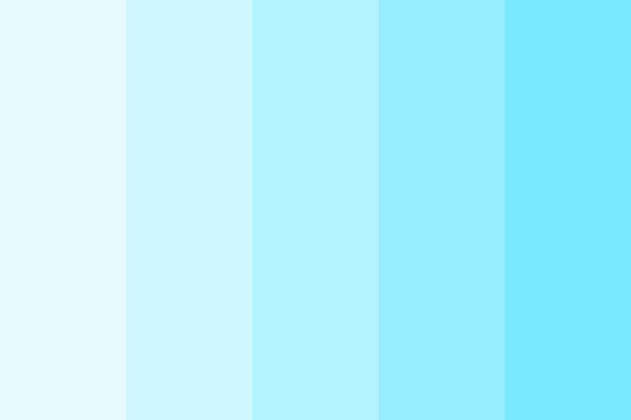 Light Blue Delight Color Palette
