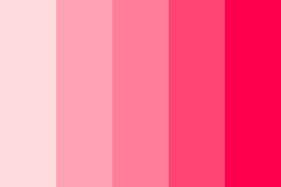 Candy Red Color Palette