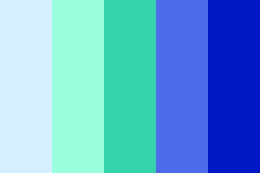 Mermaids color palette