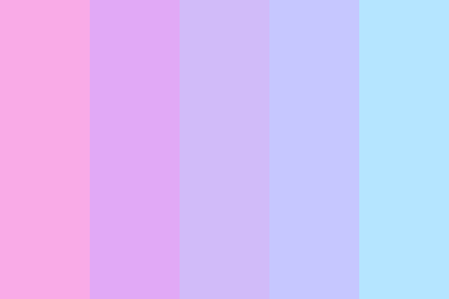 pastel pink purple blue Color Palette
