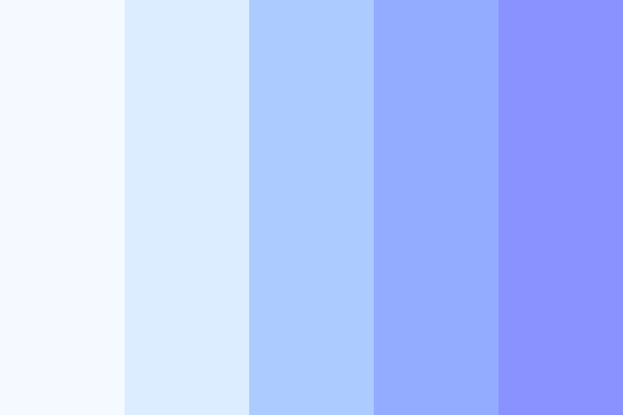 Baby Blue Purple Color Palette
