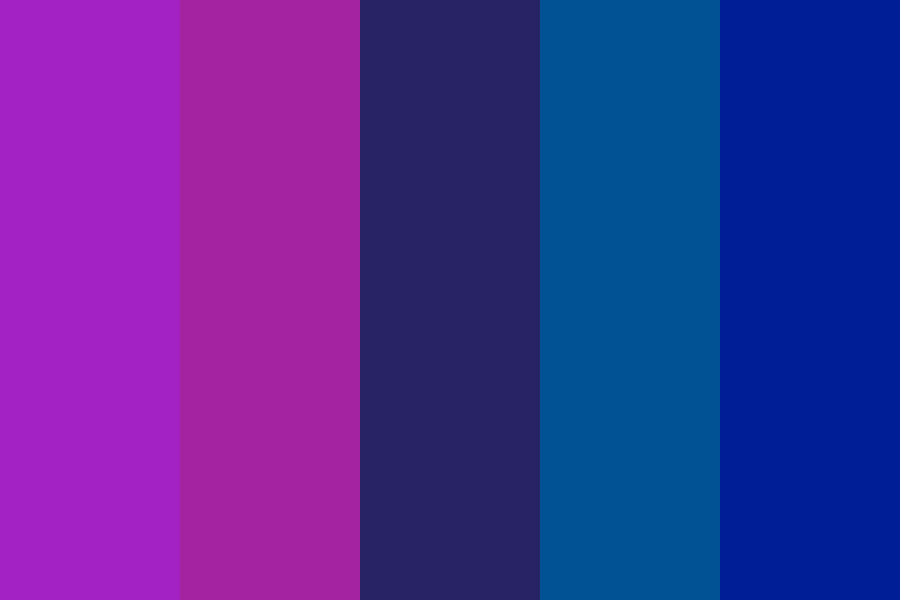 Purple and Blue Night Color Palette