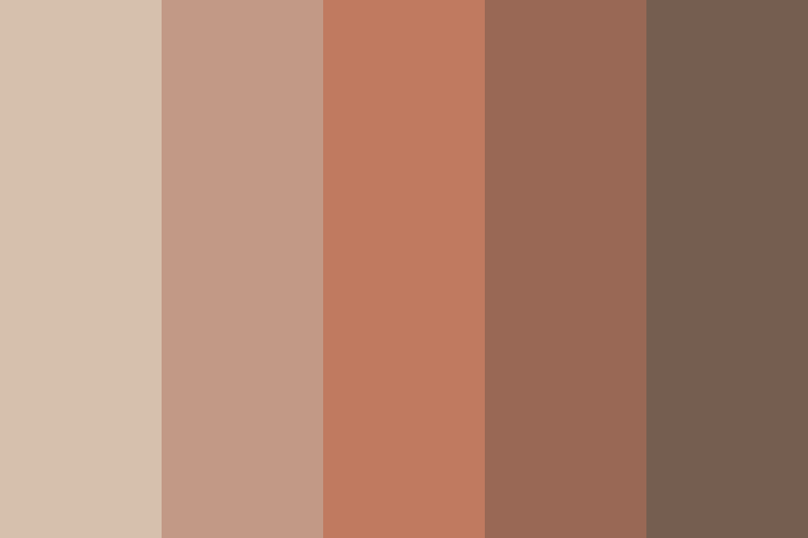 Flesh tones Color Palette