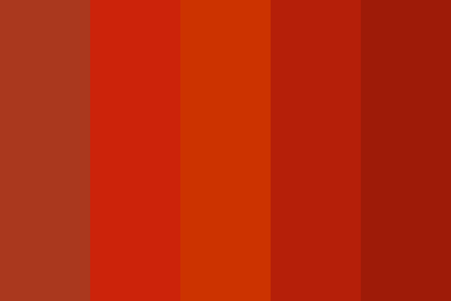 Chinese Red Dark Color Palette