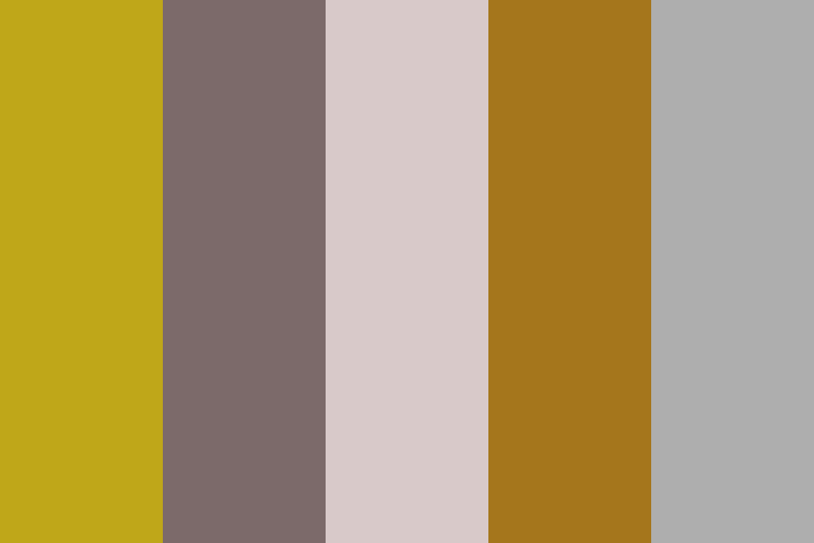 Metals of value color palette