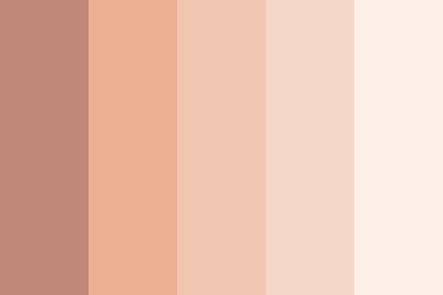 KAF0001 Neutral Pink Color Palette