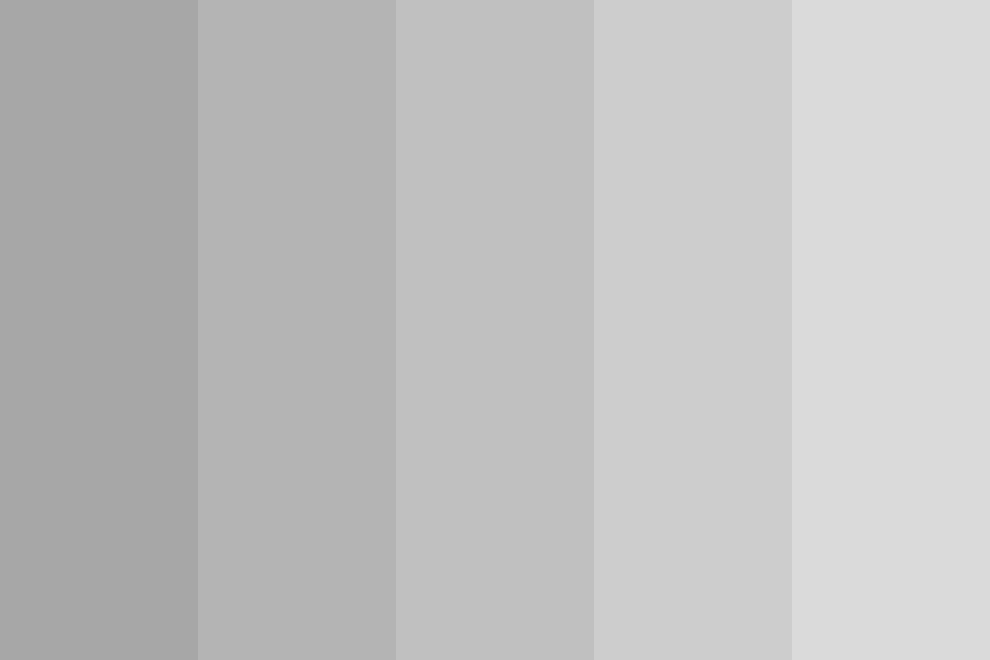 tabe Drastisk Onset Shades of light grey Color Palette