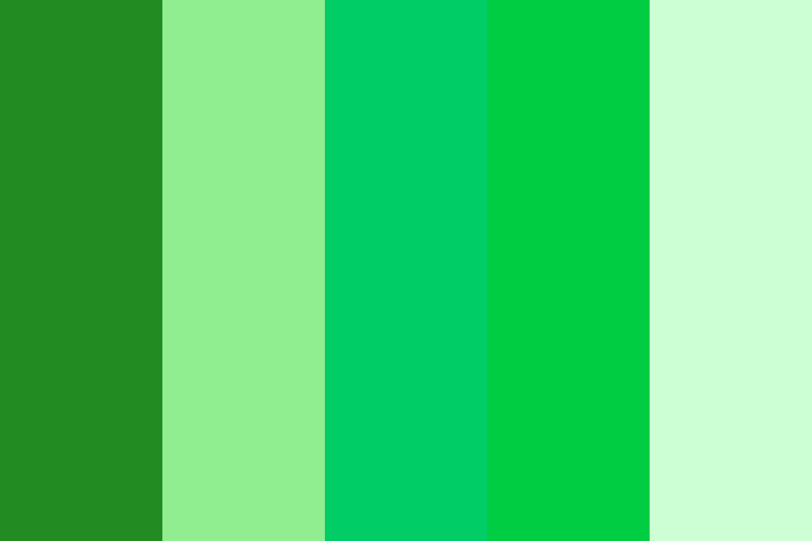 Con q colores combina el verde