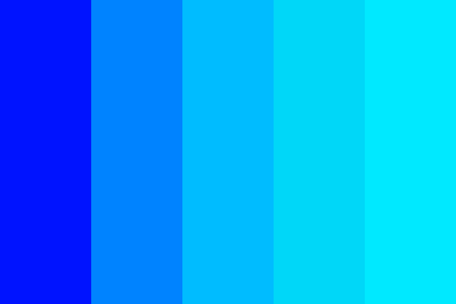 Bleu Color Palette