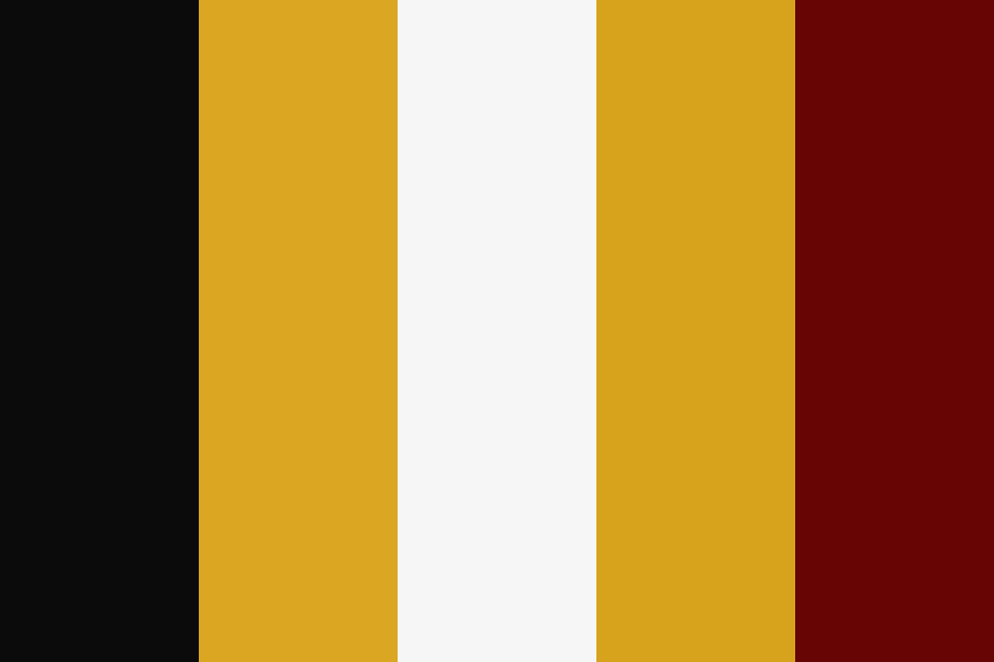 Black - Gold - Red Color Palette